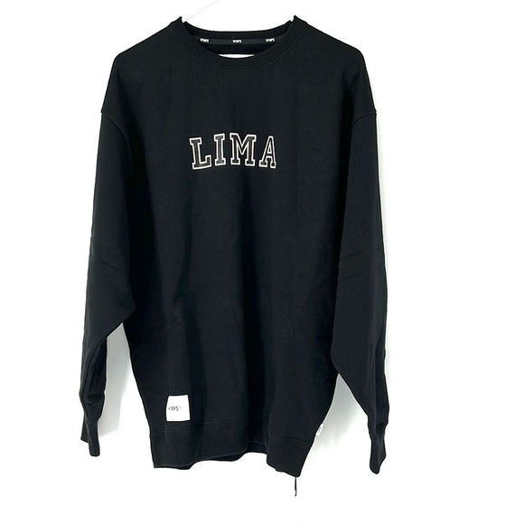 WTAPS Other - WTAPS NWT Black academy Crewneck Sweater Lima Size 3